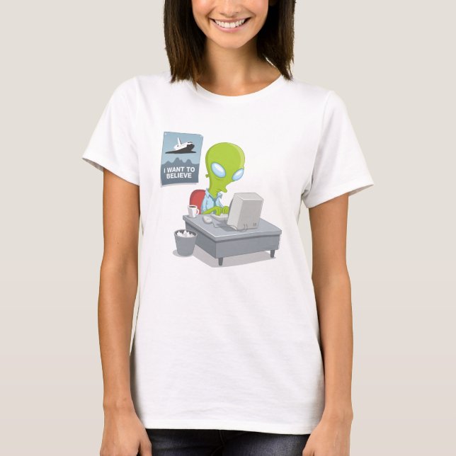 Camiseta Quiero creer (Anverso)