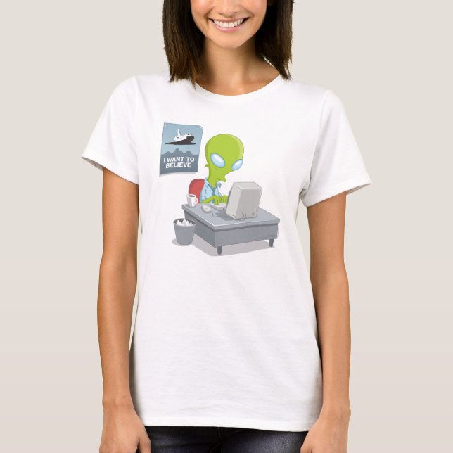 Camiseta Quiero creer (Anverso)