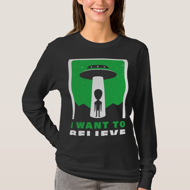 Camiseta Quiero creer 1 (Anverso)