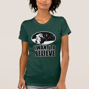 Camiseta Quiero creer - alunizaje