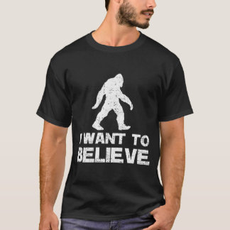 CAMISETA QUIERO CREER BIGFOOT