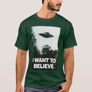Camiseta Quiero Creer divertido