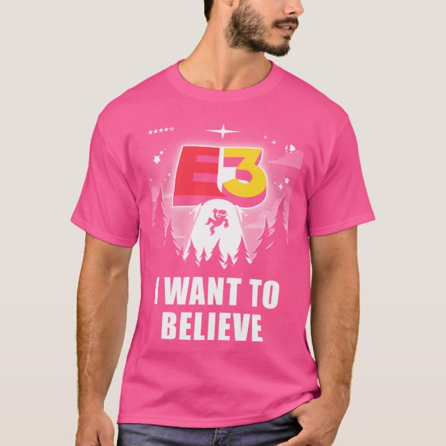 Camiseta Quiero Creer En E3 (Anverso)