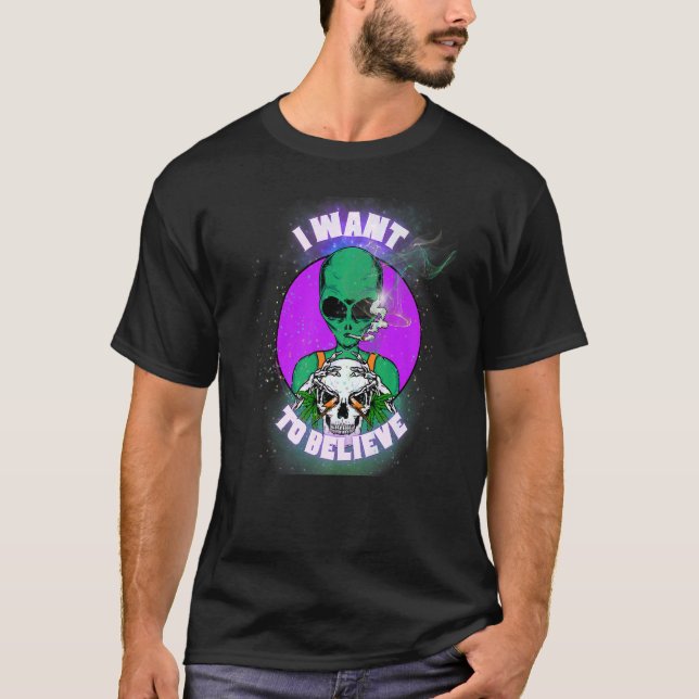 Camiseta Quiero creer en los humanos (Anverso)