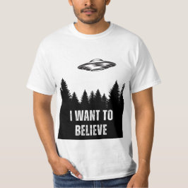 Camiseta Quiero creer en ovnis