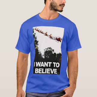 Camiseta Quiero creer en Santa Claus