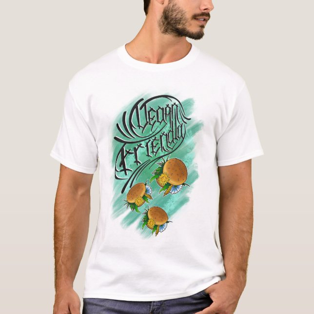 Camiseta Quiero creer en Vegan (Anverso)
