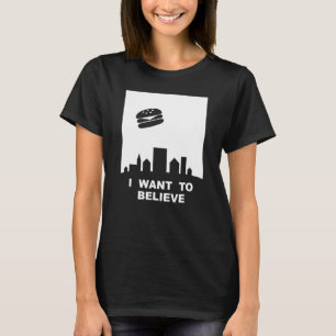 Camiseta Quiero Creer Que Ufo Volará Queburger