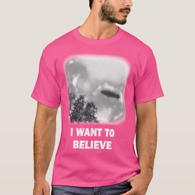 Camiseta Quiero creer - Versión de Blimp (Anverso)