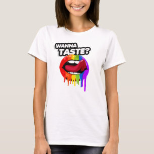CAMISETA QUIERO DEGUSTAR EL RAINBOW