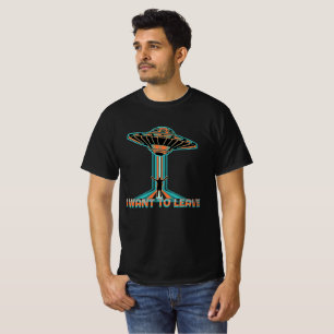 Camiseta Quiero dejar abducción alienígena OVNI de ciencia 