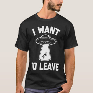 Camiseta Quiero dejar fuera de la ciencia ficción sarcástic