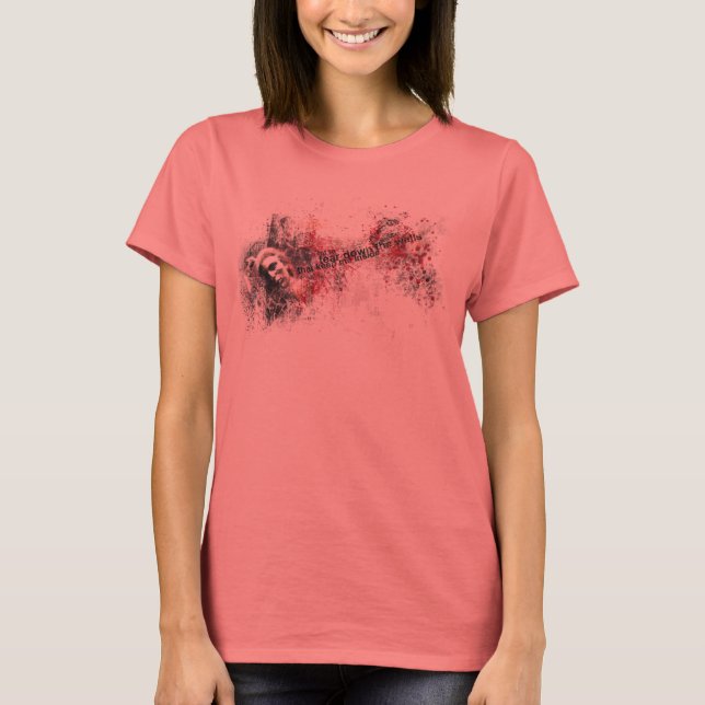 Camiseta Quiero derribar... (pintar adaptación) (Anverso)