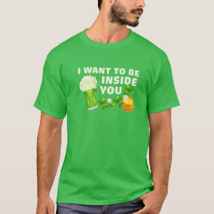 Camiseta Quiero estar dentro de ti gracioso vestido del Día