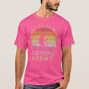 Camiseta Quiero Estar Donde La Gente No Está