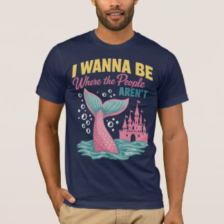 Camiseta Quiero estar donde la gente no está