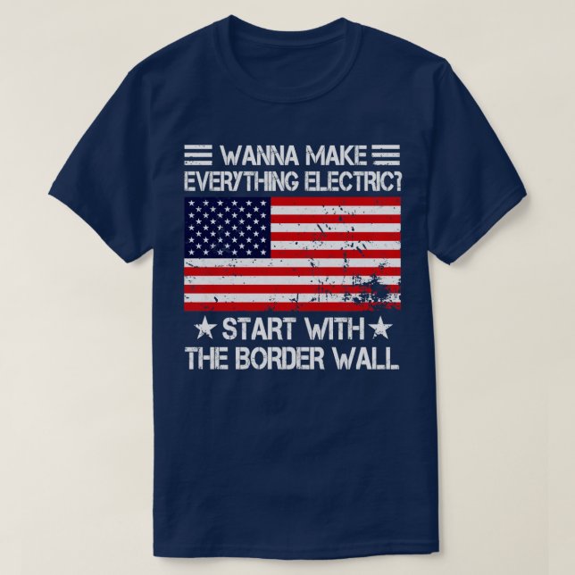 Camiseta Quiero Hacer Todo Eléctrico Empezar Con La Fila (Diseño del anverso)