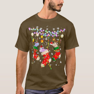 Camiseta Quiero Hipopótamo Para Navidades Xmas Hippo Para