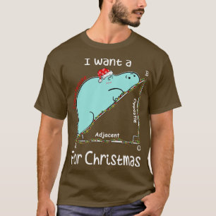 Camiseta Quiero Hipopotencia Para Mamáes De Navidades De Cr