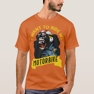 Camiseta Quiero Ir En Motocicleta