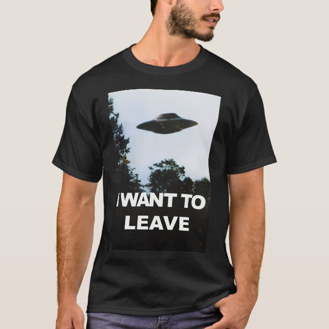 Camiseta Quiero irme (Anverso)