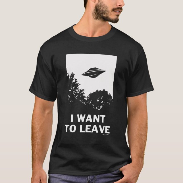 Camiseta Quiero irme (Anverso)