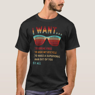 Camiseta Quiero Liberarme Para Montar Mi Bicicleta
