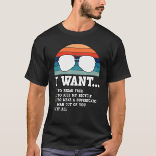Camiseta Quiero Liberarme Para Montar Mi Bicicleta Todo El 