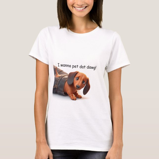 Camiseta Quiero Mascota Ese Perro (Anverso)