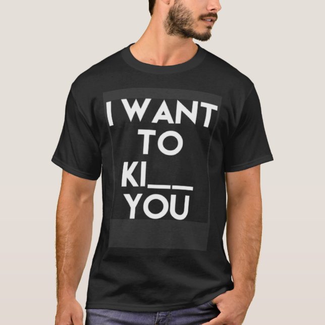 Camiseta Quiero Matarte Sarcástico (Anverso)