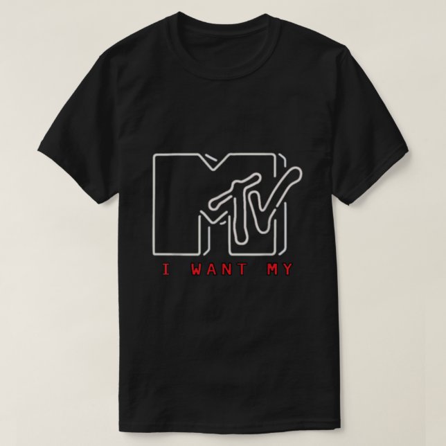 Camiseta Quiero mi Neon MTV (Diseño del anverso)