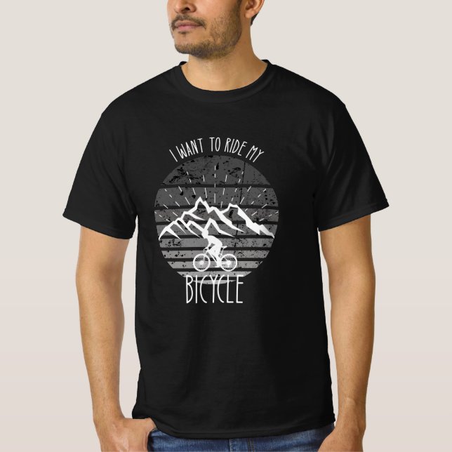Camiseta Quiero Montar Mi Bicicleta (Anverso)