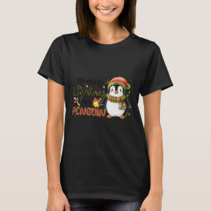 Camiseta Quiero Navidades Es Un Pingüino Feliz Navidad