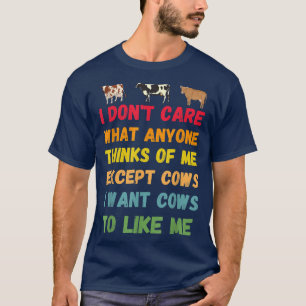 Camiseta Quiero que a las vacas les guste que a las vacas l