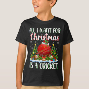 Camiseta Quiero que los Navidades sean luces de árbol de na