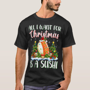 Camiseta Quiero que los Navidades sean luces de árbol de na