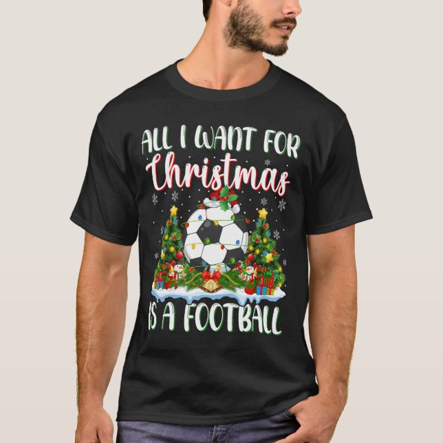 Camiseta Quiero Que Los Navidades Sean Una Luz De Árbol De  (Anverso)