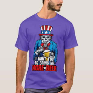 Camiseta Quiero Que Me Traigas Más Cerveza 4 De Julio Tío
