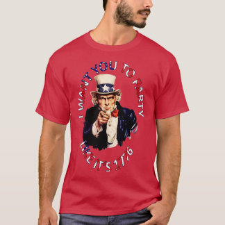 Camiseta Quiero Que Tengas Fiestas Como El 1776