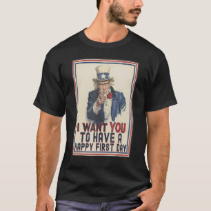Camiseta Quiero Que Tengas Un Feliz Primer Día Maestra