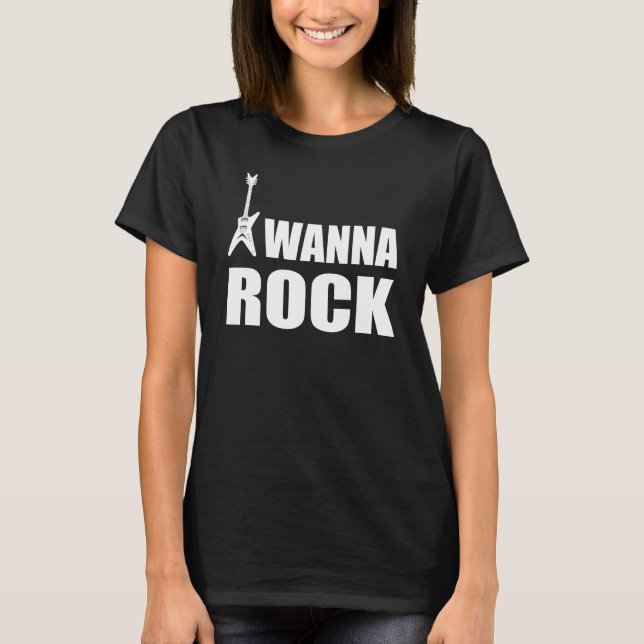 Camiseta Quiero Rockear (Anverso)