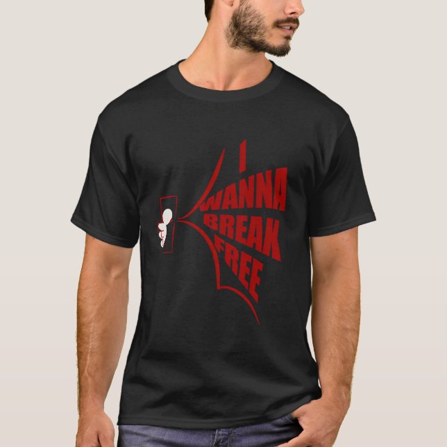 Camiseta Quiero romper el pájaro libre (Anverso)