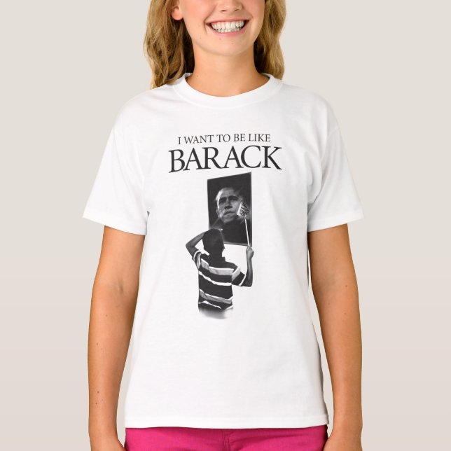 Camiseta Quiero Ser Como Barack Mirror (Anverso)