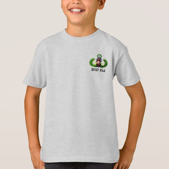Camiseta Quiero ser EOD, EOD Kid (Anverso)