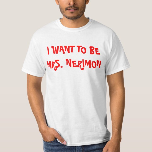 CAMISETA QUIERO SER SEÑORA NERIMON (Anverso)