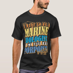 Camiseta Quiero ser un biólogo marino