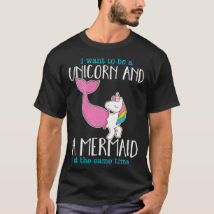 Camiseta Quiero Ser Un Costum Animal De La Sirenita De Unic