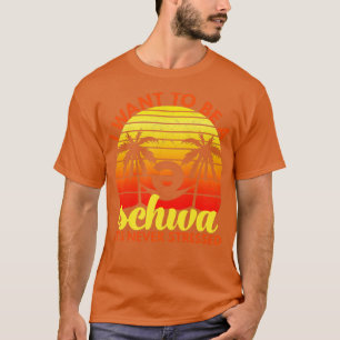 Camiseta Quiero ser un Schwa... no se enfatiza en el largo