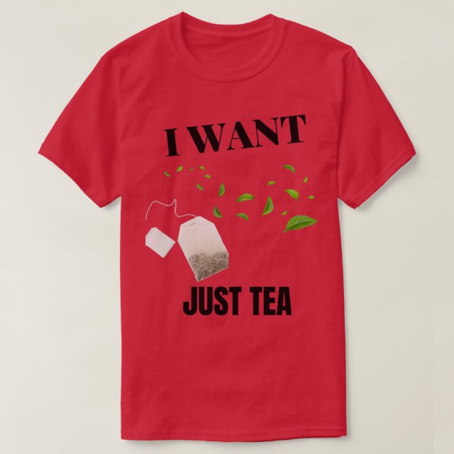 CAMISETA QUIERO SÓLO TÉ (Diseño del anverso)