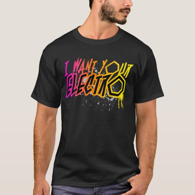 Camiseta ¡Quiero su electro!! (Anverso)